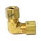 Thrifco Plumbing No. 65 5/16 Inch Lead-Free Brass Compression Elbow 4401350 - alternate 1